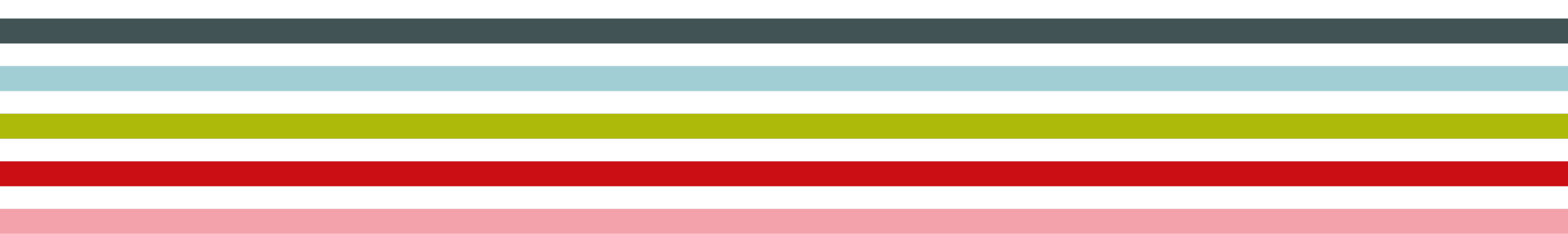 Den Header zieren 5 Streifen in den Ochsenbraterei München Zeltfarben dunkelgrau, hellblau, apfelgrün, kirschrot und rosa. Auf diesen Farben basiert das überarbeitete Corporatedesign.