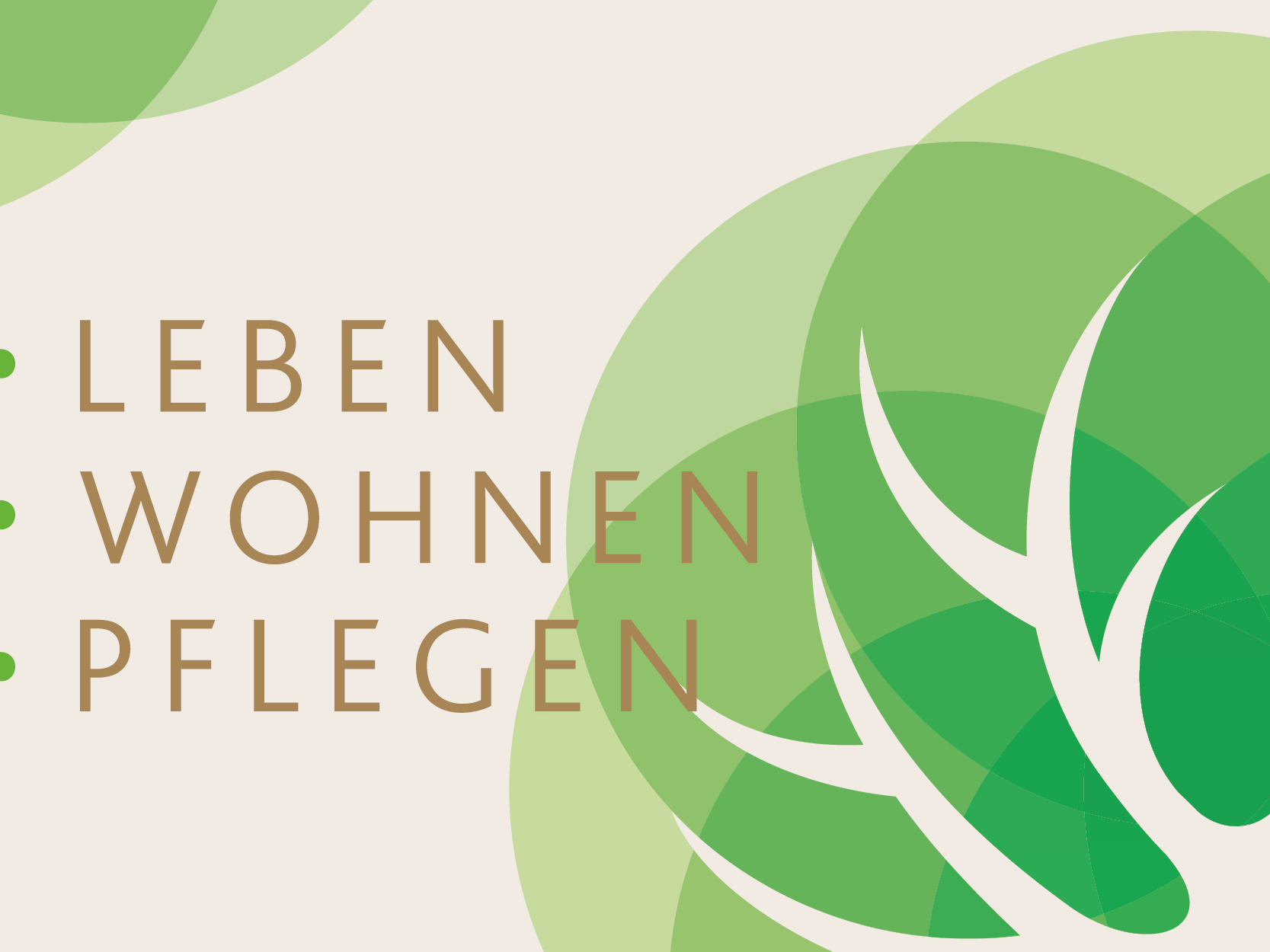Grafik mit Matulusgarten Slogan, im Hintergrund eine Vektorgrafik des Baumes aus dem Logo.