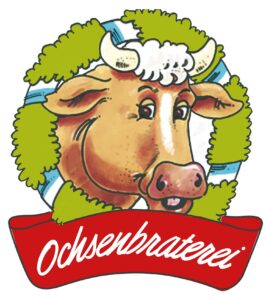 Anpassung des Logos der Ochsenbraterei München. Weniger kleinteilige Details.