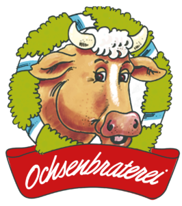 Anpassung des Logos der Ochsenbraterei München. Weniger kleinteilige Details.