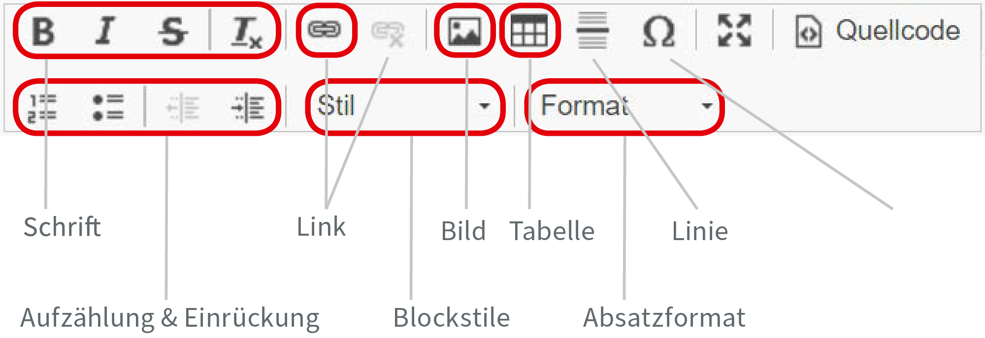 Ein speziell programmiertes Content-Management-System, intuitiver WISIWYG-Editor