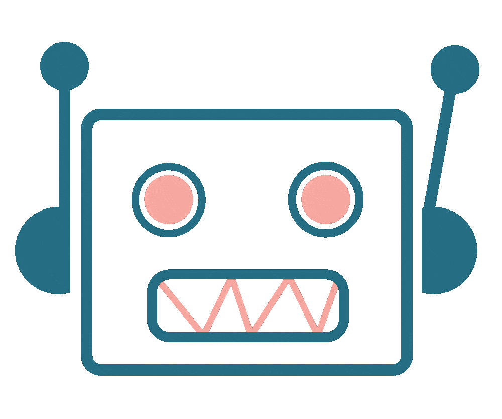 animiertes Roboter-Icon für die Programmierung – Online Medienagentur onuo in München