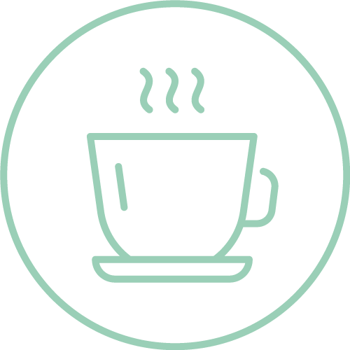 Ein Kaffee-Icon für die Tassen Kaffe, die in unserer Full-Service-Agentur aus München getrunken wurden, beim "Website neu gestalten"