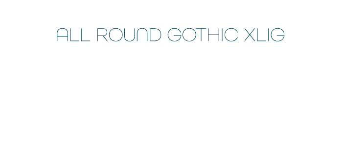 Überschrift für Badmanufaktur Alpina: All Round Gothic Xlig